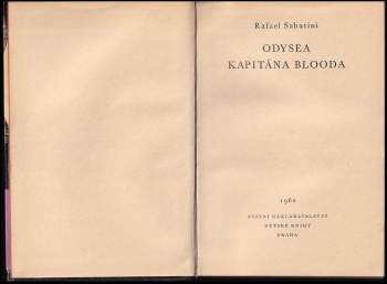 Rafael Sabatini: Odysea kapitána Blooda