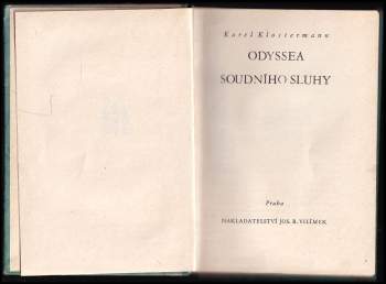 Karel Klostermann: Odyssea soudního sluhy