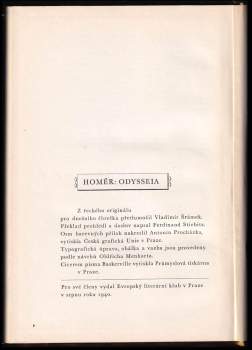 Homéros: Odysseia