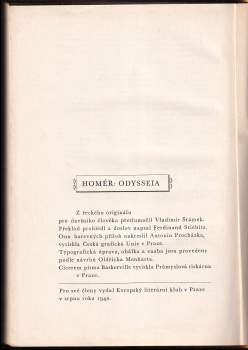 Homéros: Odysseia