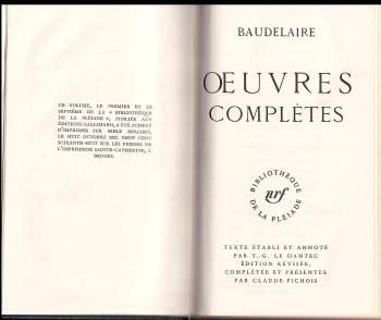 Charles Baudelaire: Oeuvres complètes