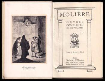 Molière: Oeuvres completes en six volumes