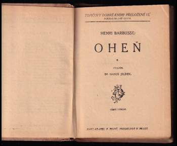 Henri Barbusse: Oheň