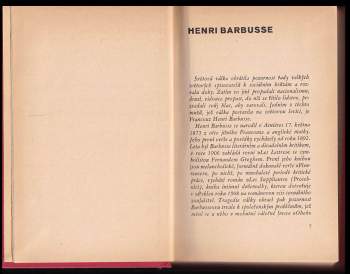 Henri Barbusse: Oheň