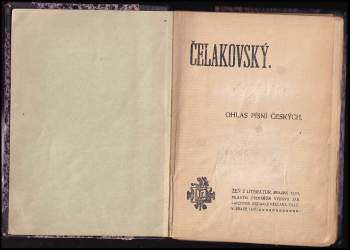 František Ladislav Čelakovský: Ohlas písní českých