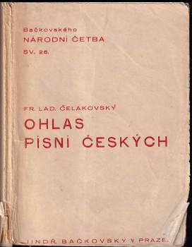 Ohlas písní českých