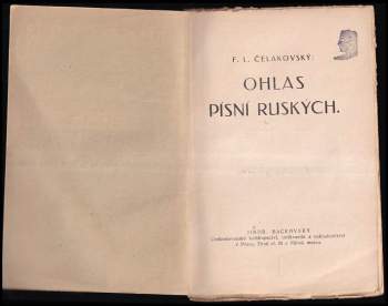 František Ladislav Čelakovský: Ohlas písní ruských