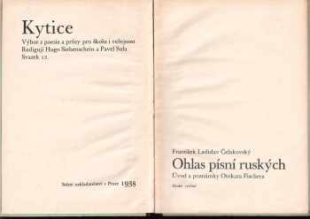 František Ladislav Čelakovský: Ohlas písní ruských