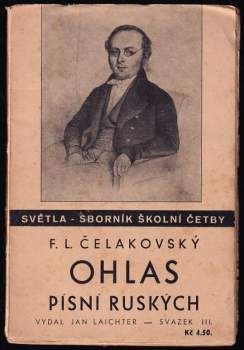 František Ladislav Čelakovský: Ohlas písní ruských