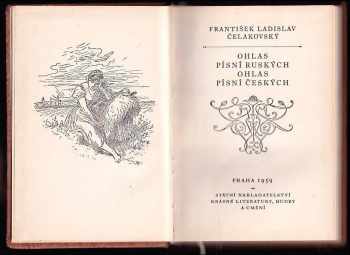 František Ladislav Čelakovský: Ohlas písní ruských ; Ohlas písní českých