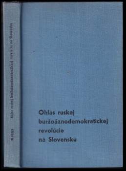 Ohlas ruskej buržoáznodemokratickej revolúcie na Slovensku, 1905-1907