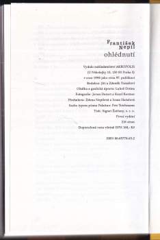 František Nepil: Ohlédnutí