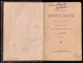 Henryk Sienkiewicz: Ohněm i mečem: Díl 1-2