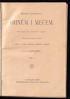 Henryk Sienkiewicz: Ohněm i mečem