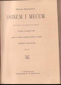 Henryk Sienkiewicz: Ohněm i mečem