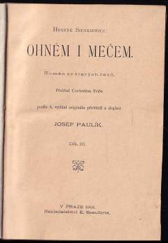 Henryk Sienkiewicz: Ohněm i mečem