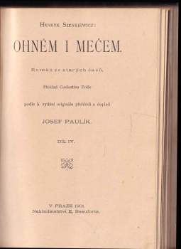 Henryk Sienkiewicz: Ohněm i mečem