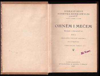 Henryk Sienkiewicz: Ohněm i mečem