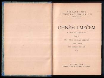 Henryk Sienkiewicz: Ohněm i mečem