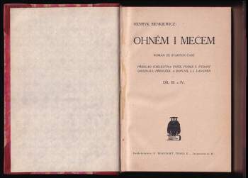 Henryk Sienkiewicz: Ohněm i mečem