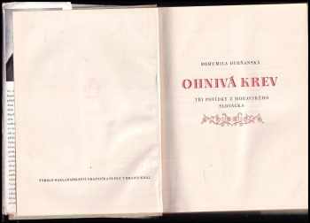 Bohumila Dubňanská: Ohnivá krev