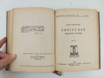 Karel Weinfurter: Ohnivý keř III - Praktická mystika