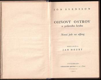 Jón Sveinsson: Ohňový ostrov u polárního kruhu