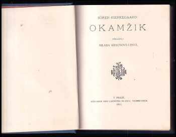 Søren Aabye Kierkegaard: Okamžik