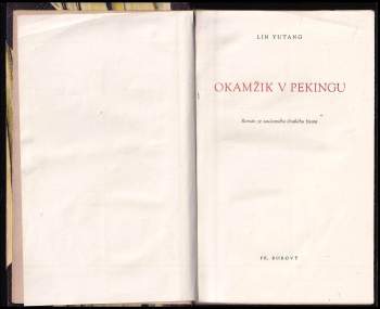 Yutang Lin: Okamžik v Pekingu