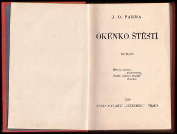 Jiří Ota Parma: Okénko štěstí