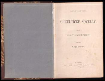 Gilgert Thierry: Okkultické novelly