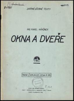 Okna a dvéře