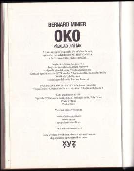 Bernard Minier: Oko