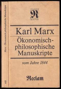 Ökonomisch-philosophische Manuskripte aus dem Jahre 1844