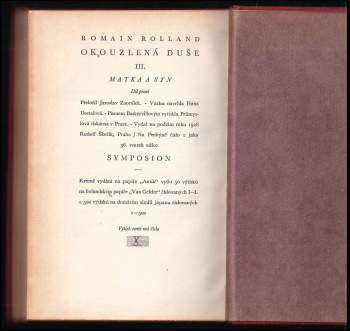 Romain Rolland: Okouzlená duše