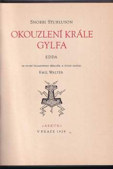 Snorri Sturluson: Okouzlení krále Gylfa