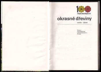 Čestmír Böhm: Okrasné dřeviny
