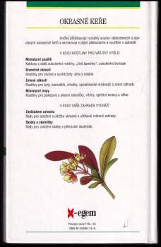 Václav Větvička: Okrasné keře