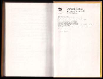 Čestmír Böhm: Okrasné rostliny a životní prostředí