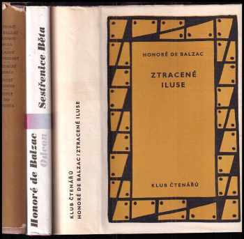 KOMPLET Honoré de Balzac 3X Okresní musa ; Slavný Gaudissart ; Bezděční herci ; Dvojí rodina ; Vstup do života + Ztracené iluse + Sestřenice Běta - Honoré de Balzac, Honoré de Balzac, Honoré de Balzac, Honoré de Balzac (1958, Státní nakladatelství krásné literatury a umění) - ID: 587267