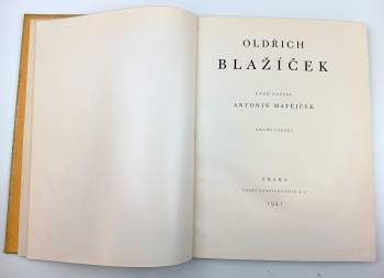 Oldřich J Blažíček: Oldřich Blažíček