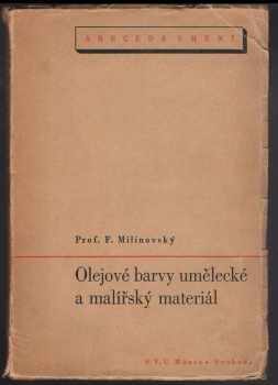 Olejové barvy umělecké a malířský materiál