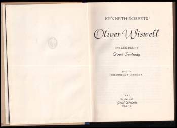 Kenneth Lewis Roberts: Oliver Wiswell