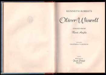 Kenneth Lewis Roberts: Oliver Wiswell , I+II KOMPLET