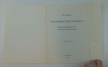 Aljo Beran: Olomoucké kašny