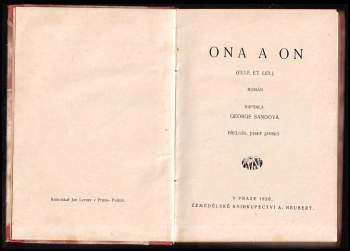 George Sand: Ona a on
