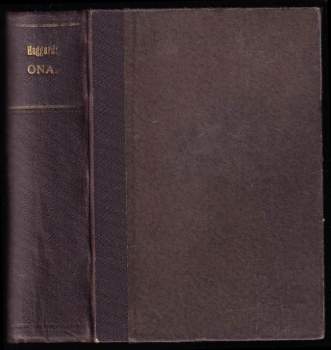 H. Rider Haggard: Ona