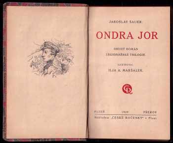 Jaroslav Šauer: Ondra Jor - Druhý román legionářské trilogie