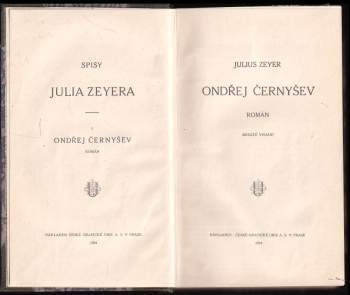 Julius Zeyer: Ondřej Černyšev