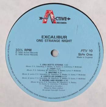 Excalibur: One Strange Night